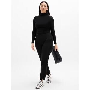 Athleta Women's Black Brooklyn Mid Rise Ankle Pants Size 18